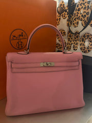 Hermes - kelly 35 bubblegum