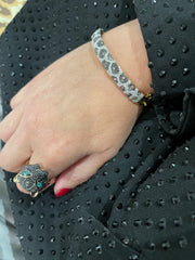 EF - leopard braclate thick design