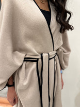 Mash X MNCAH - panda biege cardigan besht - free size