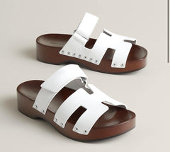Hermes - kos clog size 38 - white