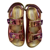 Chanel - Dad sandals leather pink size 40