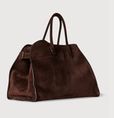 The row - margaux size 15 - suede dark mocha