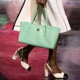 Chanel - shoppinh bag cerf tote - croco effect - 5 colors