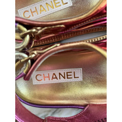 Chanel - Dad sandals leather pink size 40
