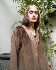 SHD X MASH - The Elite Suede Mocha Bisht
