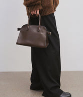 The row - Margaux size 10 - chestnut soft saddle leather