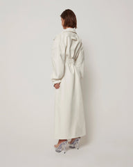Khy -faux leather oversized jacket - best seller - Chalk