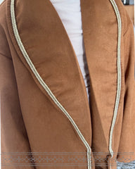 SHD X MASH - Kids suede camel Kaftan