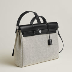 Hermes - Herbag 39 - ecru/ noir