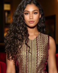 SHD X MASH - THE MAROON GHABGA KAFTAN