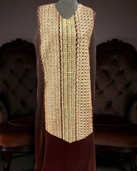 SHD X MASH - THE MAROON GHABGA KAFTAN