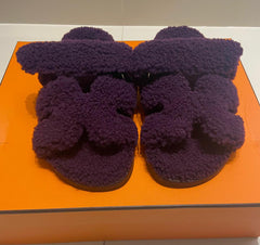 Hermes - chypre woolskin - purple