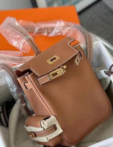 Hermes - Swift Kelly Jump Backpack Gold