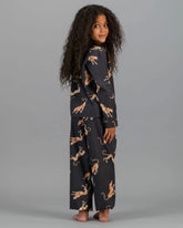MASH X Woodstocklaundry -GIRLS LONG PYJAMAS SET JUMPING CHEETAH