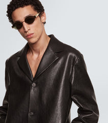 Celine - TRIOMPHE metal sunglasses- gold