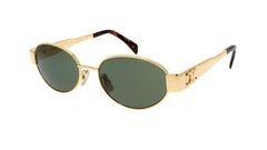 Celine - TRIOMPHE metal sunglasses- gold