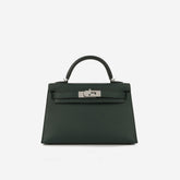 Hermes - mini kelly 20 Vert Monograv phw