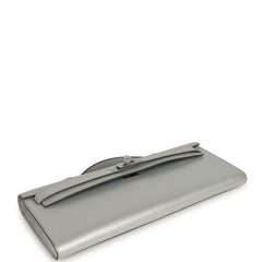 Hermes - kelly cut argent chevre
special leather fashion show piece
limited