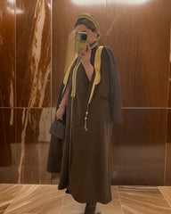 SHD X MASH - The Elite Chamois Espresso Bisht