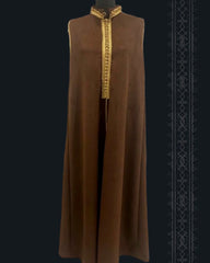 SHD X MASH - SHD Sleeveless velvet Espresso Kaftan