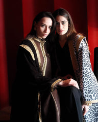 SHD X MASH - The Velvet Kuwaiti Royal Bisht in Burnt-Wood