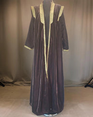 SHD X MASH - The Velvet Kuwaiti Royal Bisht in Burnt-Wood