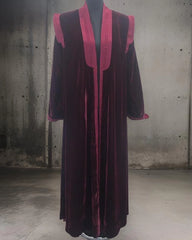 SHD X MASH - The Velvet Kuwaiti Royal Maroon on Maroon Bisht
