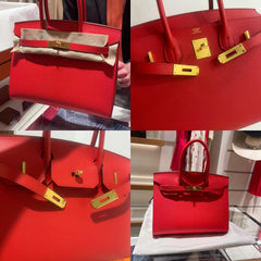 Hermes - birkin Rouge de ceur
Epsom 30 - GHW