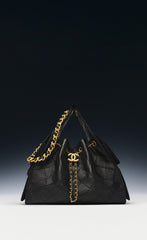 Chanel - 25 bag black leather- small