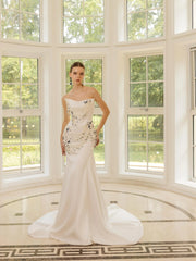 Mash X Allure - 21SV00927 white pearls dress