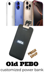 Mash X PEBO - customized charger power bank - 2 models old & new