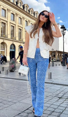 Chanel - logo jeans 👖 size 38 fits 36