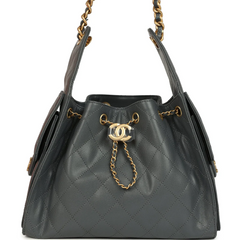 Chanel- small Hobo bag 25 - dark grey ( limited edition color)