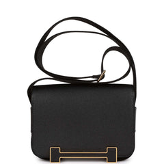 Hermes - Geta black maysor gold hardware