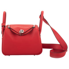 Hermes - mini lindy rouge PHW