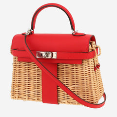 Hermes - kelly 20 picnic - red swift