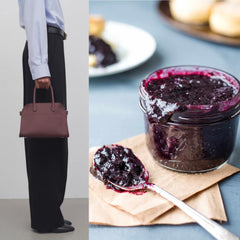 The row - Margaux size 10 - calfskin leather - Jam - new season color