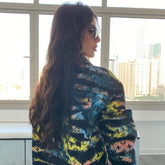 Lv -LV tie - dye denim jacket size S