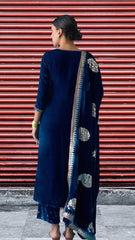 SHDXMASH -velvet 3 pcs kaftan xs size