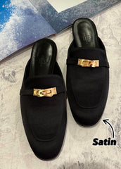 Hermes - satin Oz - black 40