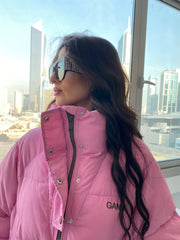 Ganni - pink puffer free size