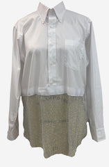 Crystal half shirt white - free size from LA