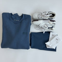 Set active - crewneck sweater - RIVER