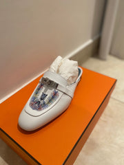 Hermes - new Mule in calfskin with "Tigre Royal" size 36