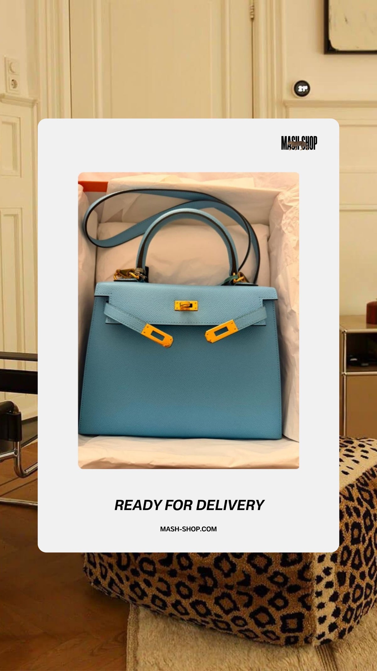 Hermes - kelly 25 - celeste ghw