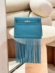 Hermes - kelly danse anate - blue jean - phw