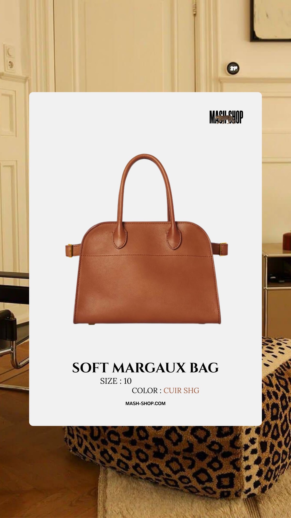 The row - margaux soft  size 10 - cuir