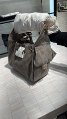 Chanel - small 25 dark grey saude