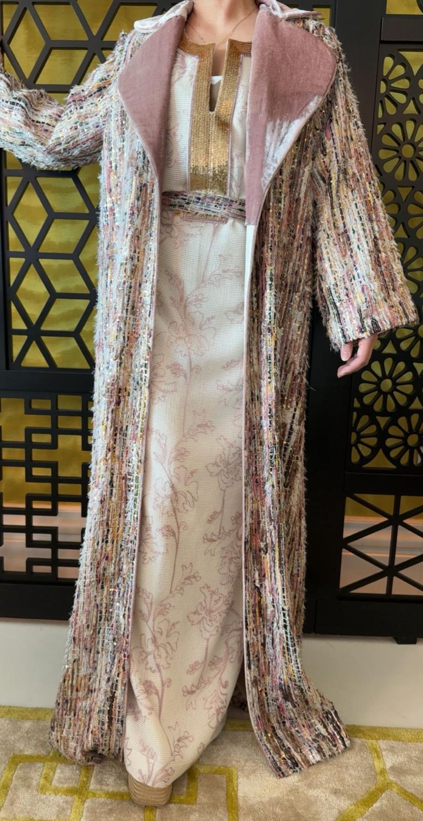 Nashel by najeeba - Tweed set kaftan