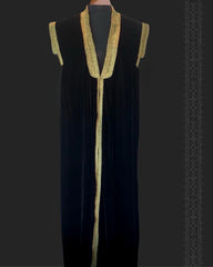 SHD X MASH - The Velvet Kuwaiti Royal Sleeveless Daraa - black